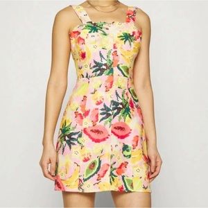 Farm Rio Frutas Linen Mini Dress Size S